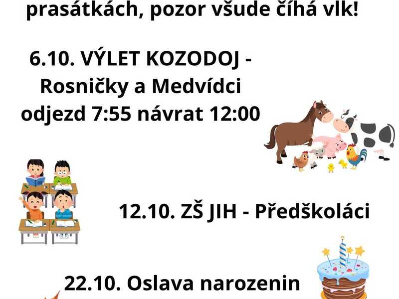AKCE ŘÍJEN 2026