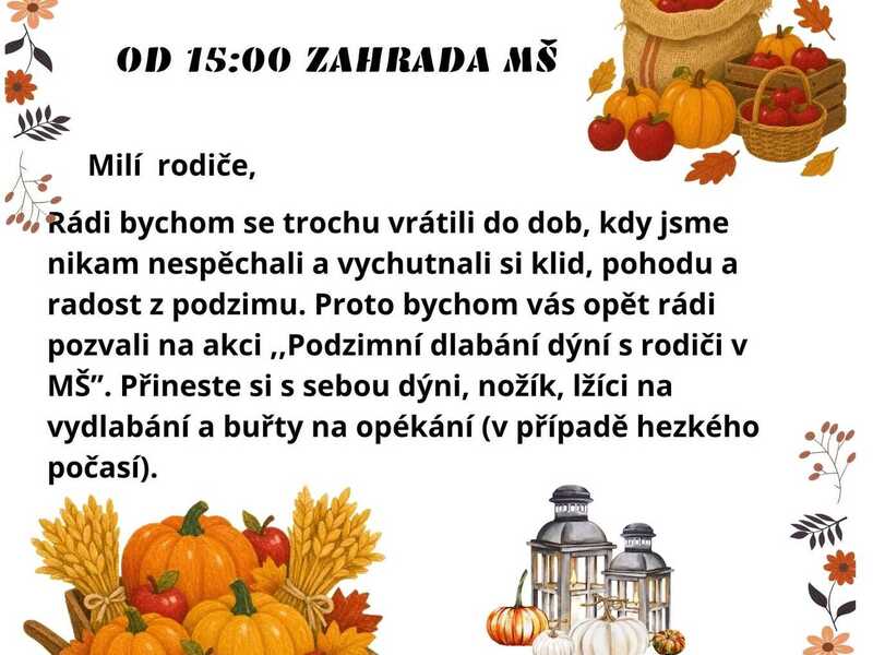 dlabání dýní