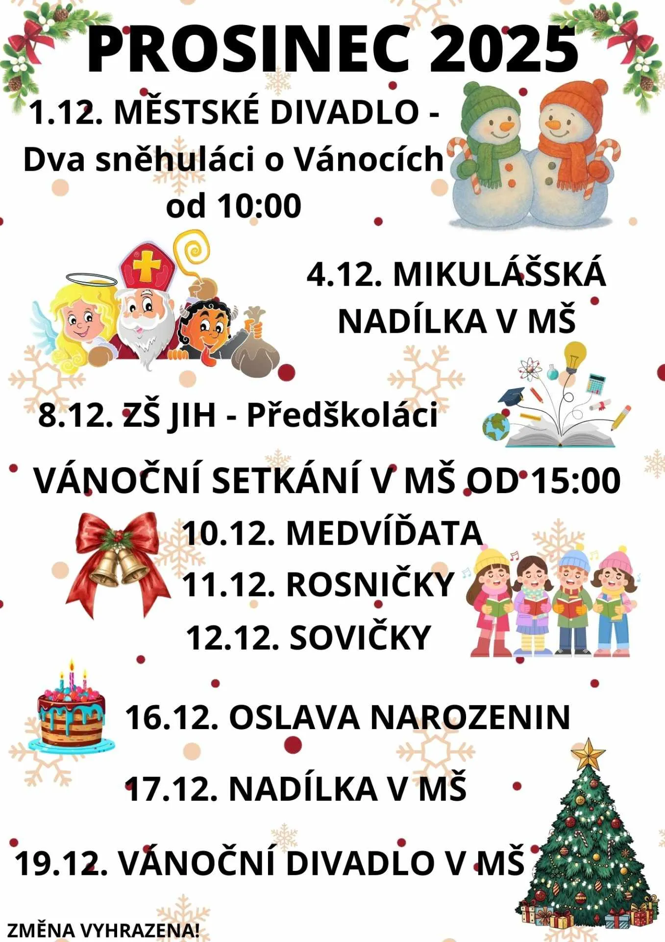 AKCE PROSINEC