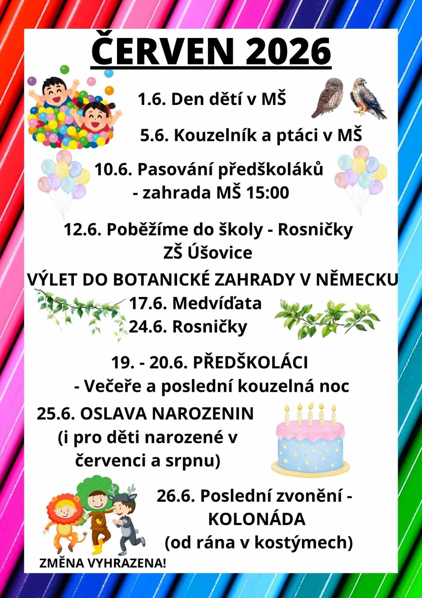 AKCE ČERVEN 2026
