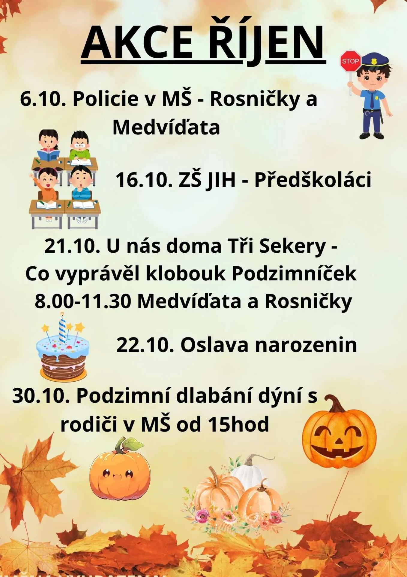 AKCE Říjen 