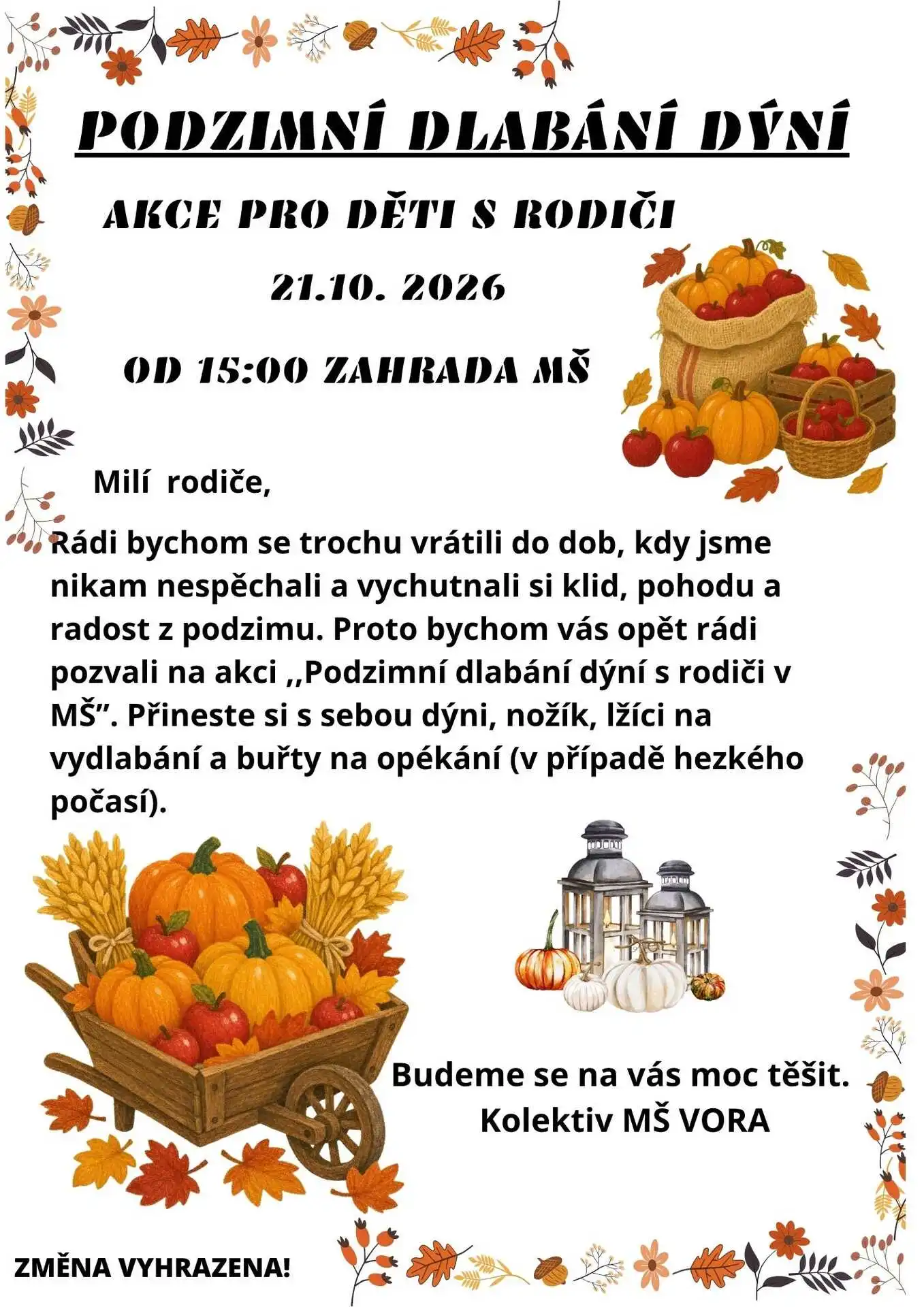dlabání dýní